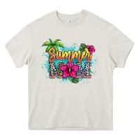 Cream Summer Mom Heavy Core Tee - HowdyJamesFarm
