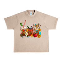 French Oak Teacher Coffee Cups Urban Heavy Tee - FaDigitalArtStudio