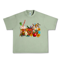Oil Green Teacher Coffee Cups Urban Heavy Tee - FaDigitalArtStudio