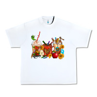 White Teacher Coffee Cups Urban Heavy Tee - FaDigitalArtStudio