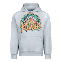 Heather Grey be kind Urban Hoodie - JahusDesignShop