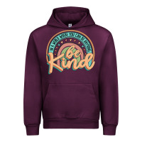 Mauve Wine be kind Urban Hoodie - JahusDesignShop