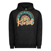 Pigment Black be kind Urban Hoodie - JahusDesignShop