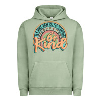 Pigment Oil Green be kind Urban Hoodie - JahusDesignShop