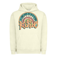 Pigment Pistachio be kind Urban Hoodie - JahusDesignShop