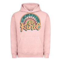 Pigment Salmon be kind Urban Hoodie - JahusDesignShop
