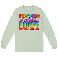 Matcha Everyone Deserves Love Pride Lgbtq Long Sleeve Tee - BundleAndBundleShop
