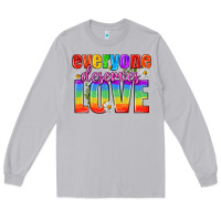 Moon Dust Everyone Deserves Love Pride Lgbtq Long Sleeve Tee - BundleAndBundleShop