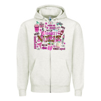 Oatmeal Heather come on nurse lets go party Zipper Hoodie - AdoDesignShop