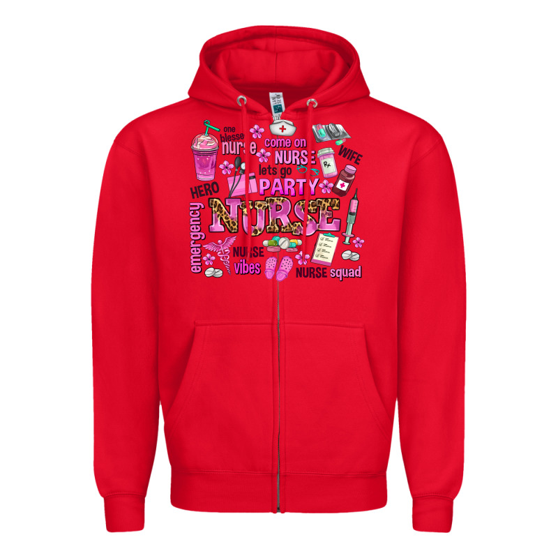 Come On Nurse Lets Go Party Zipper Hoodie by AdoDesignShop | Teevron