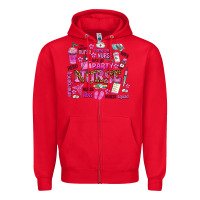Red come on nurse lets go party Zipper Hoodie - AdoDesignShop