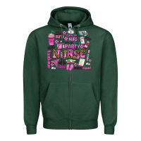 Sports Green come on nurse lets go party Zipper Hoodie - AdoDesignShop