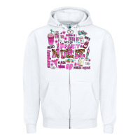 White come on nurse lets go party Zipper Hoodie - AdoDesignShop