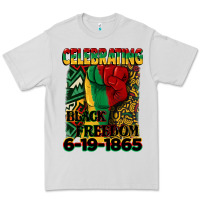 Dove Grey celebrating black freedom 6 19 1865 juneteenth Premium Tee - CowGirlArtShop