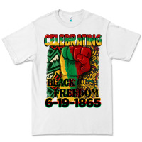 White celebrating black freedom 6 19 1865 juneteenth Premium Tee - CowGirlArtShop