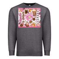Charcoal Heather cafecito y chisme Premium Sweatshirt - JahusDesignShop