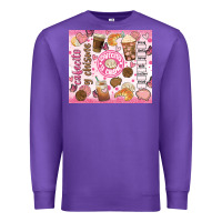 Purple cafecito y chisme Premium Sweatshirt - JahusDesignShop
