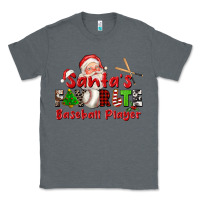 Charcoal Heather santas favorite baseball player Classic Tee - CowGirlArtShop