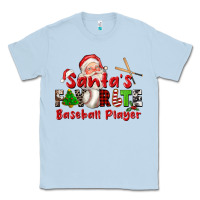 Dusty Blue santas favorite baseball player Classic Tee - CowGirlArtShop