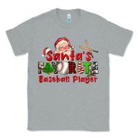 Heather Grey santas favorite baseball player Classic Tee - CowGirlArtShop
