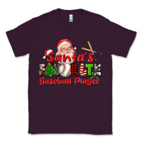 Plum santas favorite baseball player Classic Tee - CowGirlArtShop