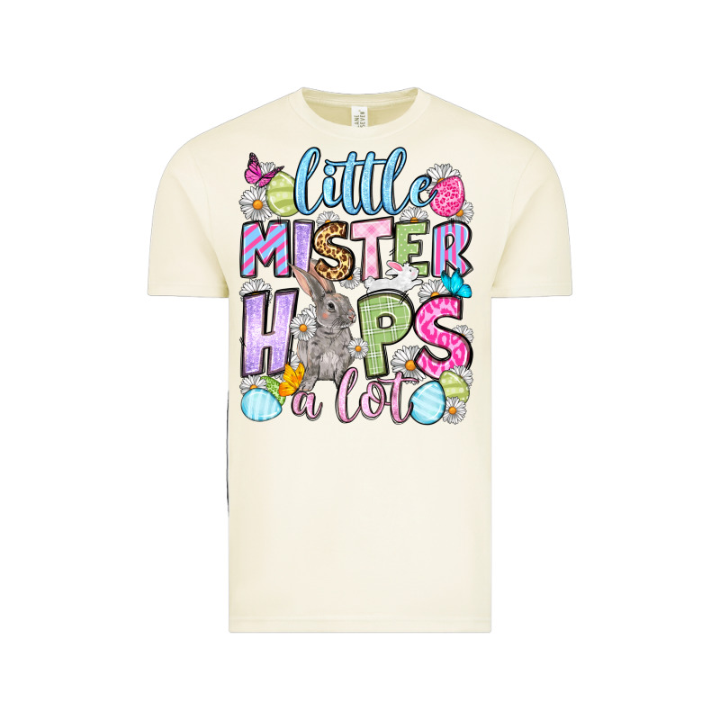 Easter Day Little Mister Hops A Lot Vintage Tee by OliviaCreatesArt | Teevron