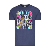 Vintage Denim Easter Day Little mister hops a lot Vintage Tee - OliviaCreatesArt