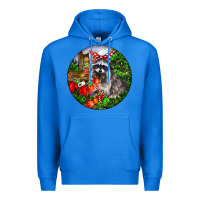 True Royal Christmas Raccoon Premium Hoodie - LillyAllenDesigns