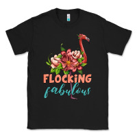 Black flamingo flocking fabulous Classic Tee - Artiststas