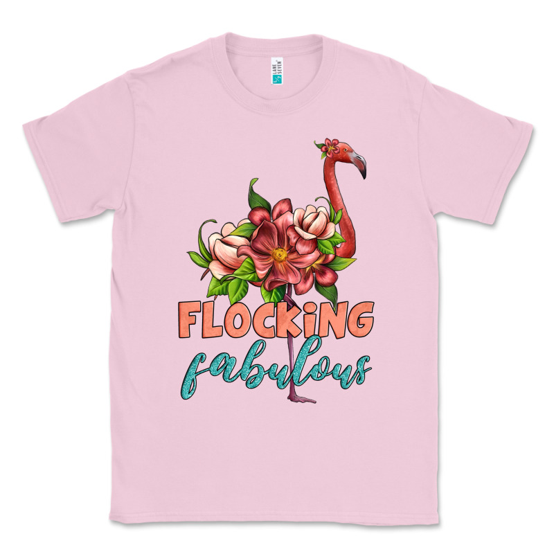 Flamingo Flocking Fabulous Classic Tee by Artiststas | Teevron