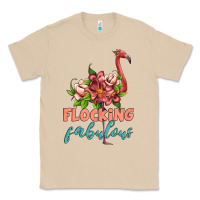 Mushroom flamingo flocking fabulous Classic Tee - Artiststas