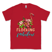 Red flamingo flocking fabulous Classic Tee - Artiststas