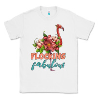 White flamingo flocking fabulous Classic Tee - Artiststas
