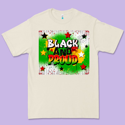 Black And Proud Premium Tee Designed By Cowgirlartshop