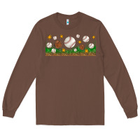 Chestnut Baseball Glove With Leopard Libbey Glass Long Sleeve Tee - BundleAndBundleShop