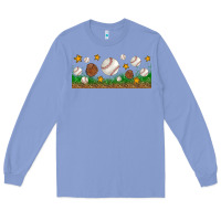 Colony Blue Baseball Glove With Leopard Libbey Glass Long Sleeve Tee - BundleAndBundleShop