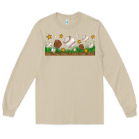Mushroom Baseball Glove With Leopard Libbey Glass Long Sleeve Tee - BundleAndBundleShop