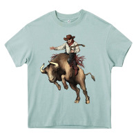 Arona Cowboy bull rodeo Heavy Core Tee - HowdyJamesFarm