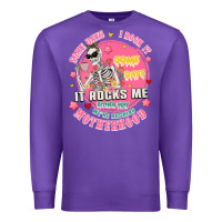 Purple funny motherhood Premium Sweatshirt - JahusDesignShop