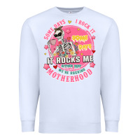 White funny motherhood Premium Sweatshirt - JahusDesignShop