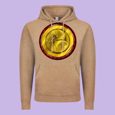 American Football Round Earrings Vintage Hoodie Designed By Bundleandbundleshop
