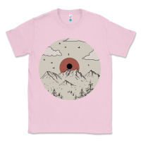 Bubblegum Pink The Mountains Are Calling Classic Tee - Bettercallsaul