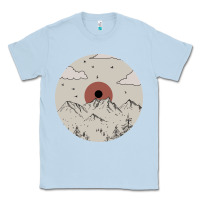 Dusty Blue The Mountains Are Calling Classic Tee - Bettercallsaul