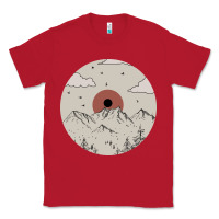 Red The Mountains Are Calling Classic Tee - Bettercallsaul