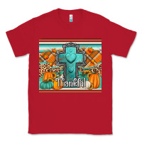Red fall thankfull cross Classic Tee - Jasminsmagicworld