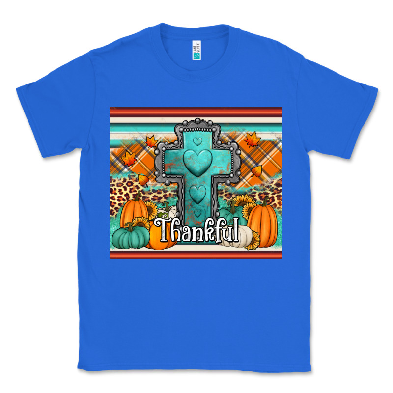 Fall Thankfull Cross Classic Tee by Jasminsmagicworld | Teevron