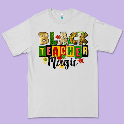 Black Teacher Magic Juneteenth Premium Tee Designed By Cowgirlartshop