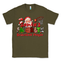 Army Green santas favorite basketball player Classic Tee - CowGirlArtShop