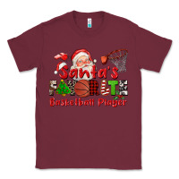 Burgundy santas favorite basketball player Classic Tee - CowGirlArtShop