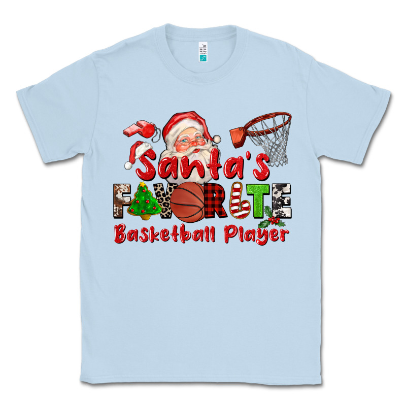 Santas Favorite Basketball Player Classic Tee by CowGirlArtShop | Teevron